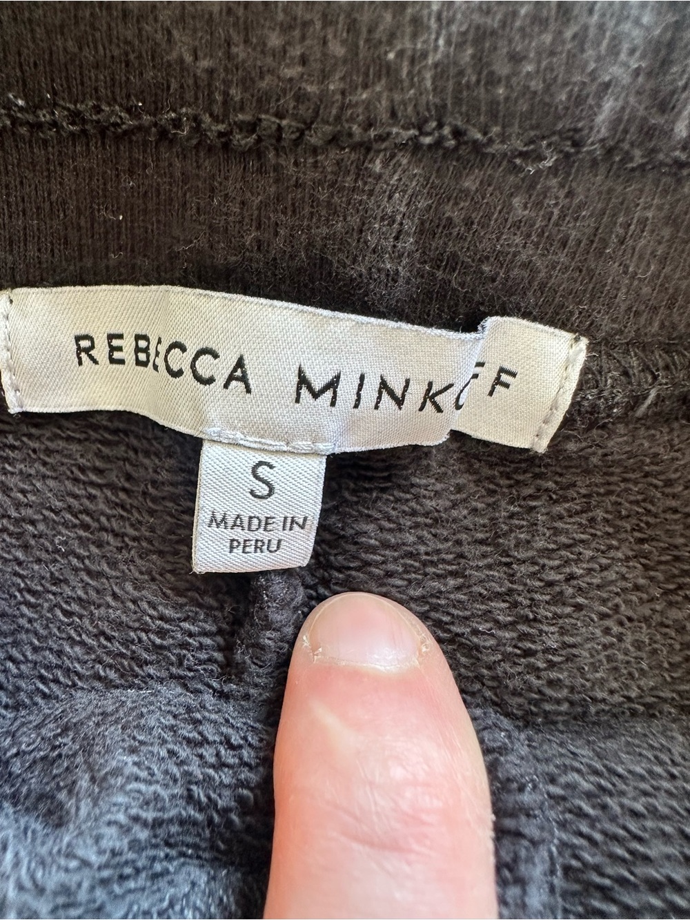 Rebecca Minkoff Black Ruffle Hem Casual Shorts - Picture 8 of 9